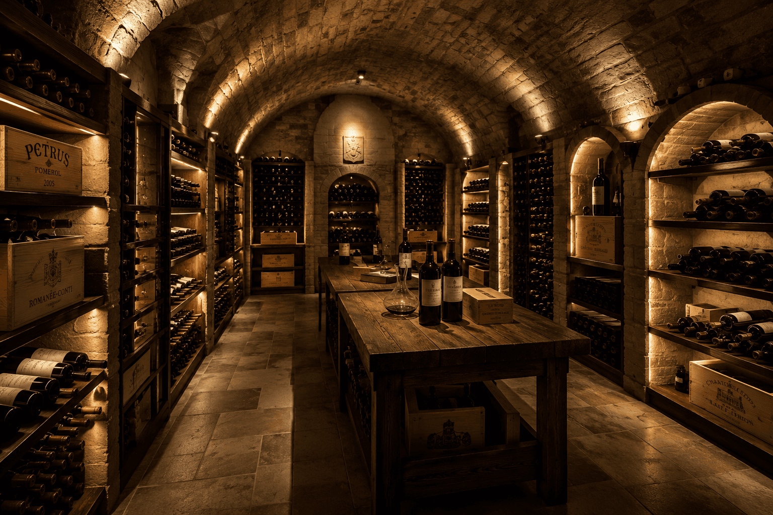 Le placement dans le vin